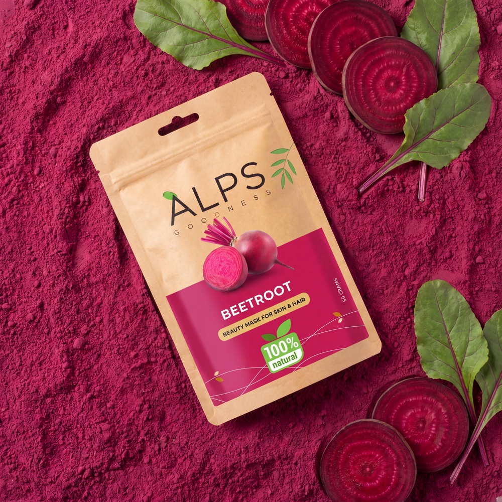 Alps Goodness Beetroot Powder — AI-generated product image