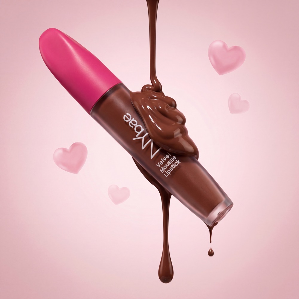 NY Bae Velvet Mousse Lipstick — AI-generated product image